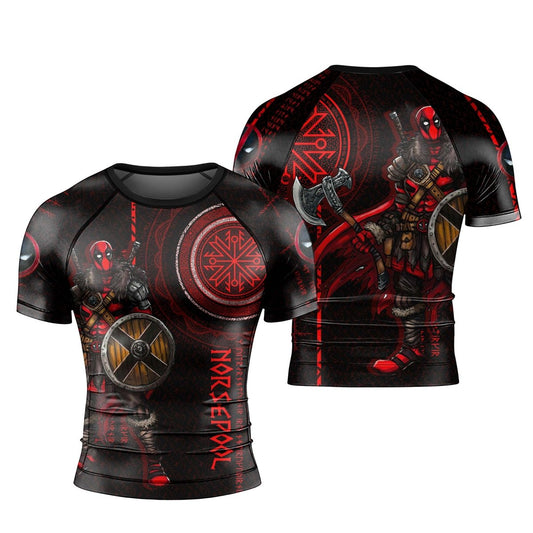 Viking Norsepool Men's Short Sleeve Rash Guard - BattleFitGear