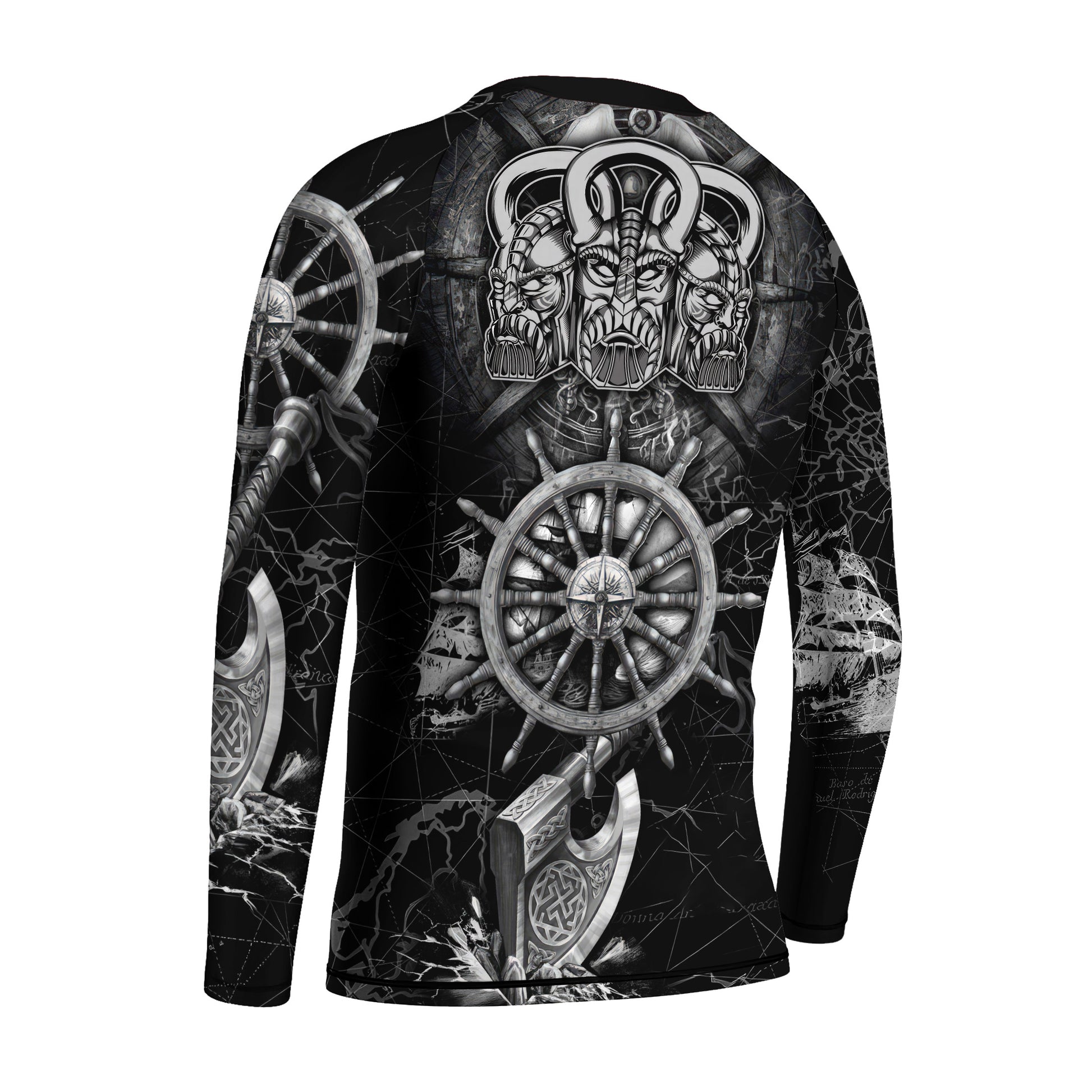 Viking Pirate Ship Kids Rash Guard