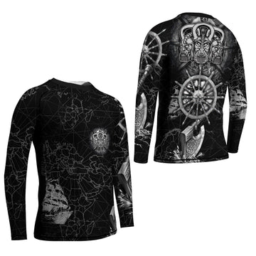 Viking Pirate Ship Kids Rash Guard