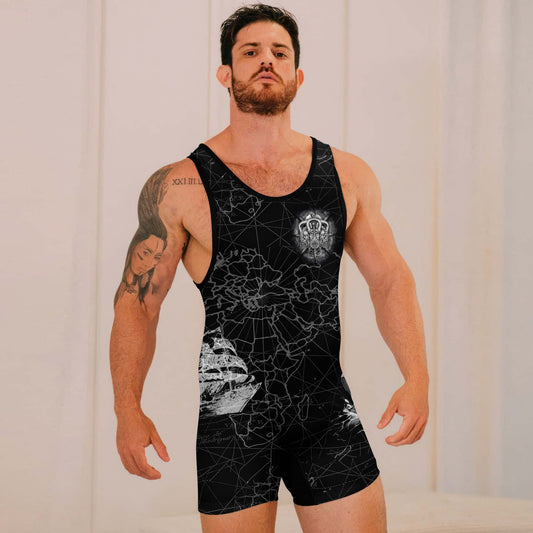 Viking Pirate Ship Wrestling Singlets