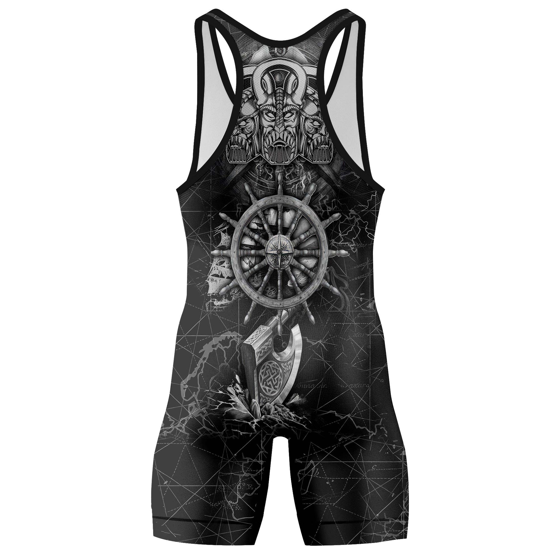 Viking Pirate Ship Wrestling Singlets