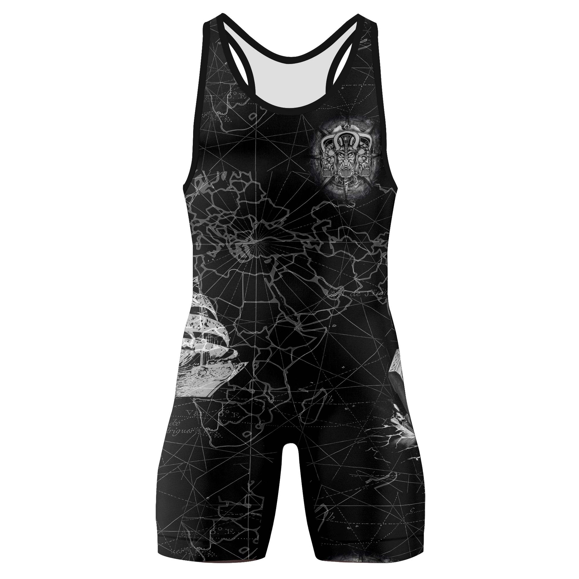 Viking Pirate Ship Wrestling Singlets