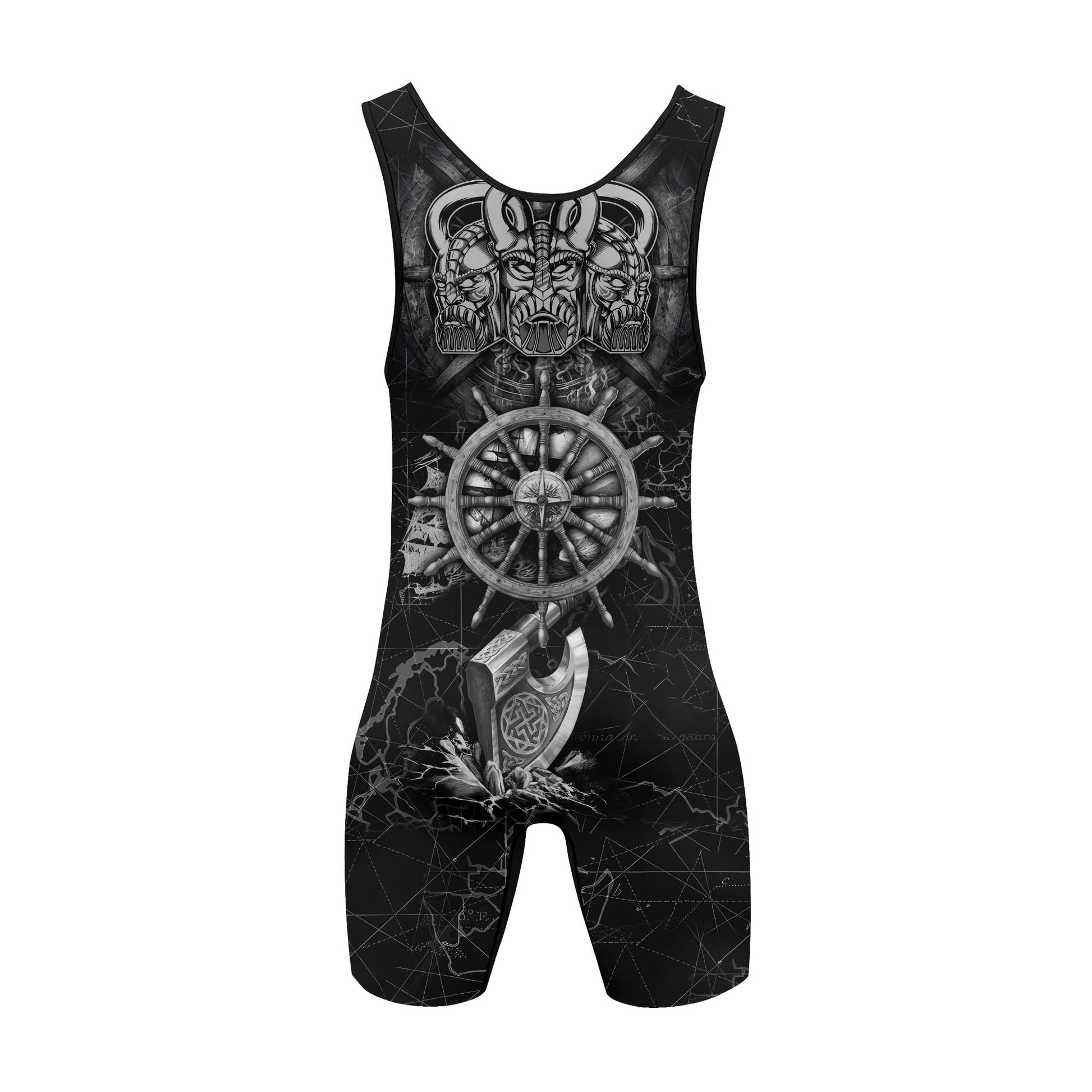 Viking Pirate Ship Wrestling Singlets