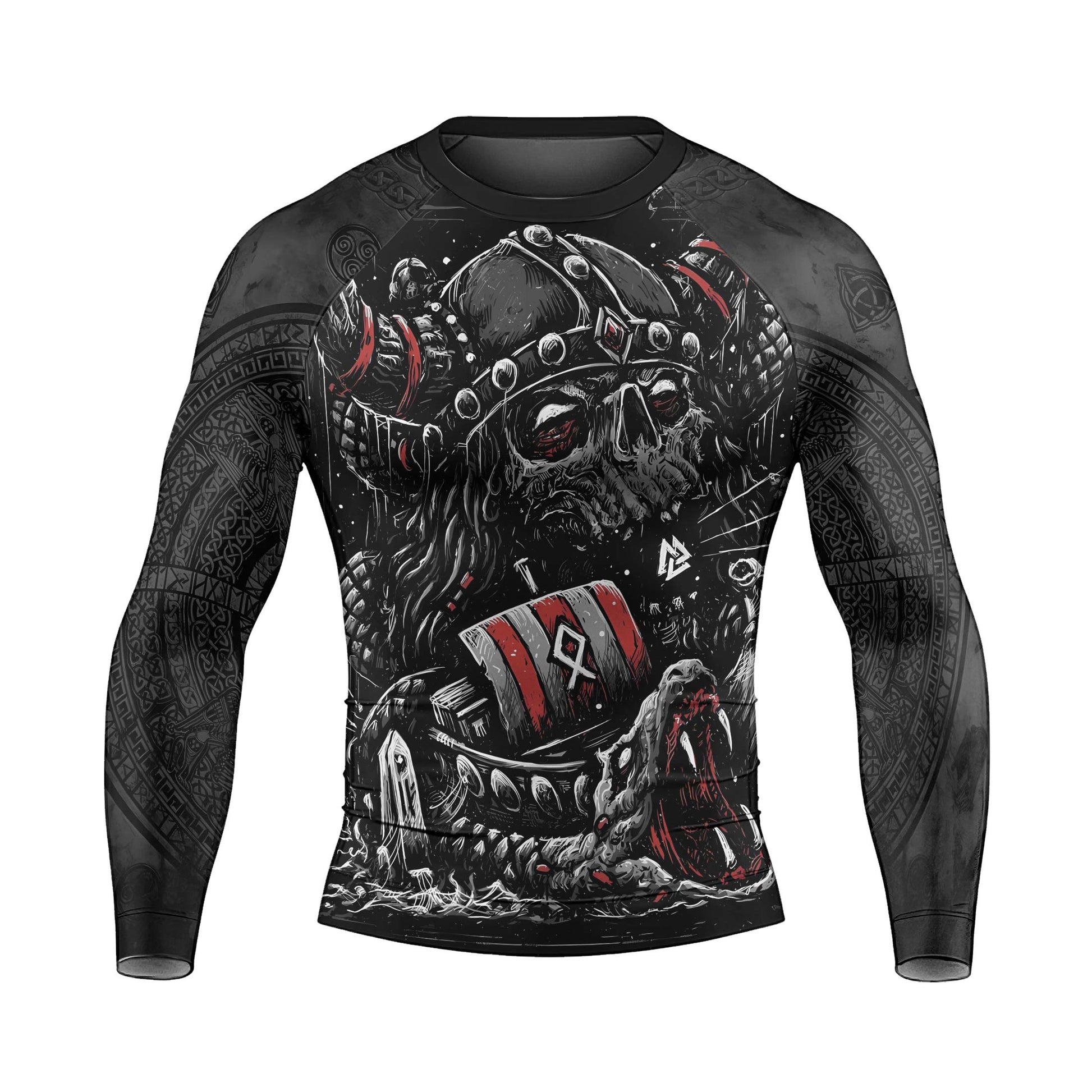 Viking Reaper Men's Long Sleeve Rash Guard