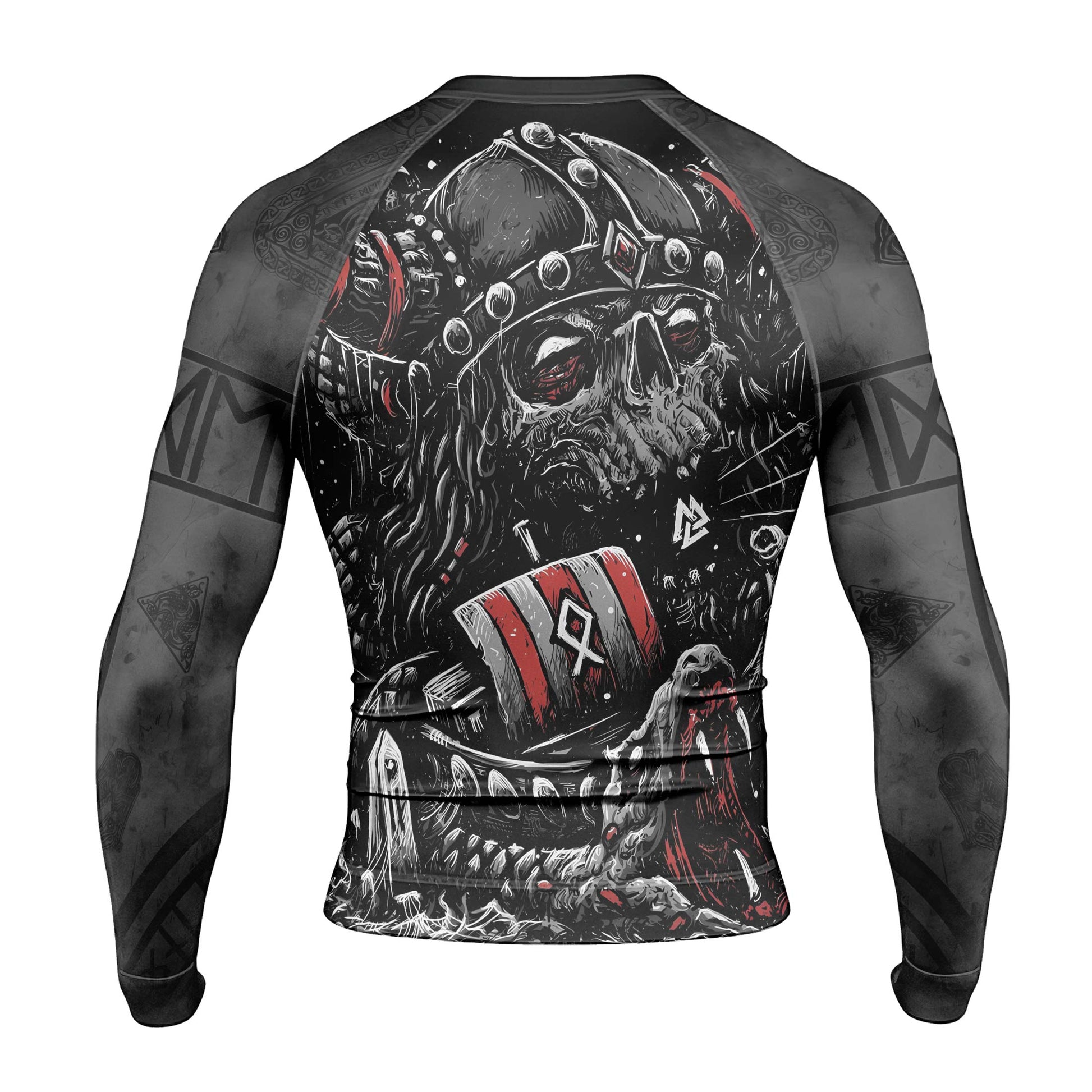Viking Reaper Men's Long Sleeve Rash Guard