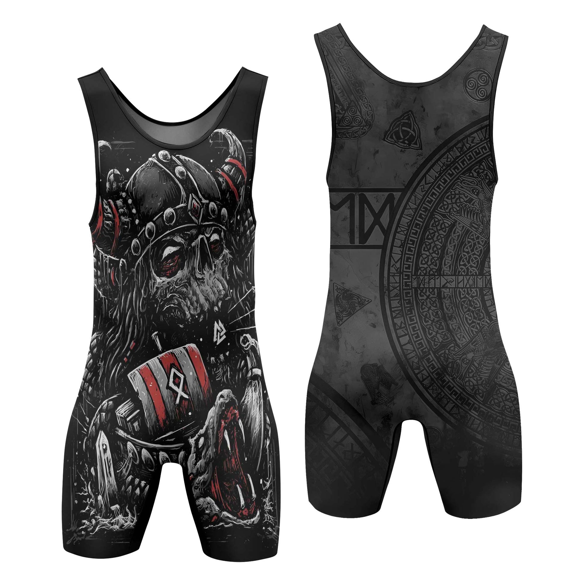 Viking Reaper Wrestling Singlets