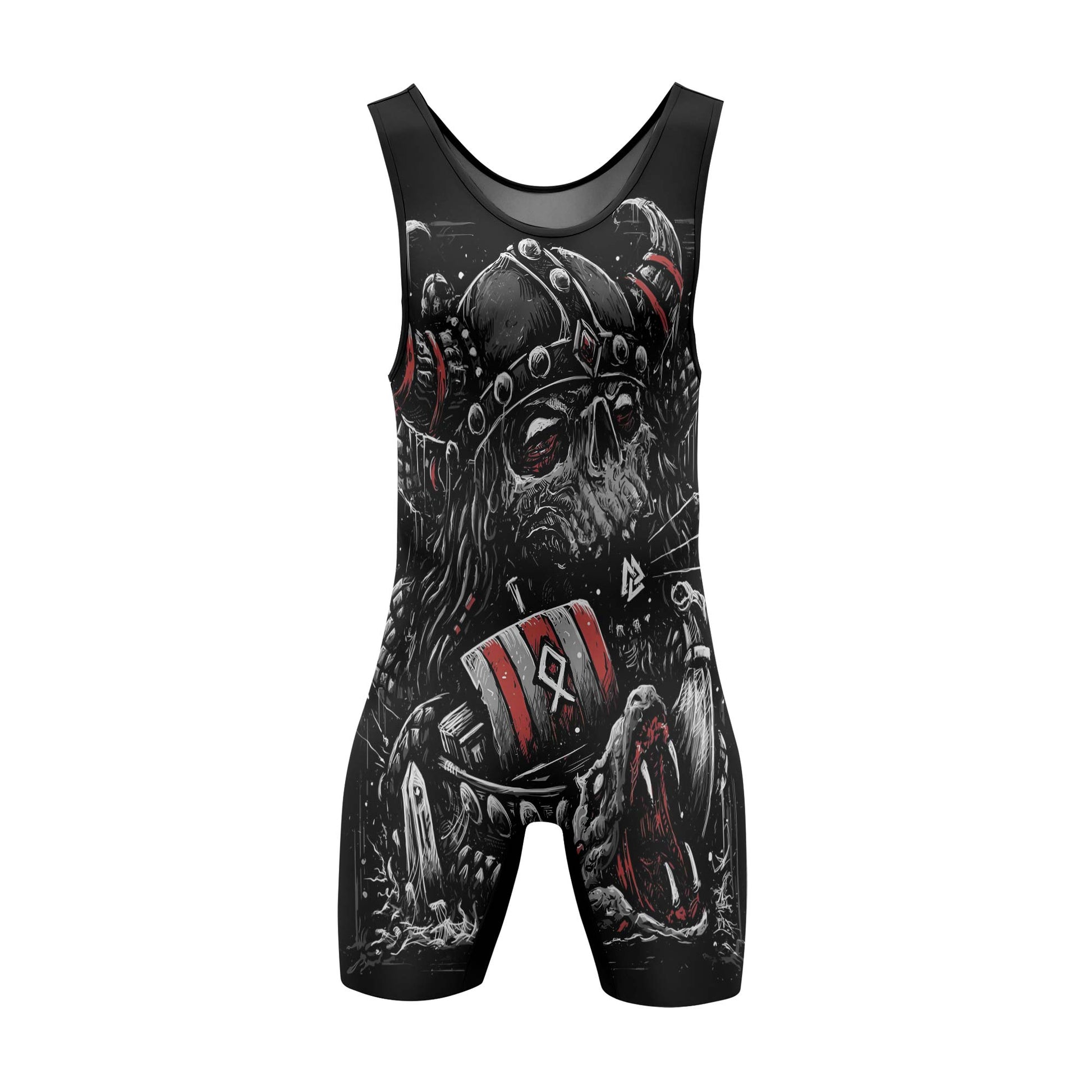 Viking Reaper Wrestling Singlets