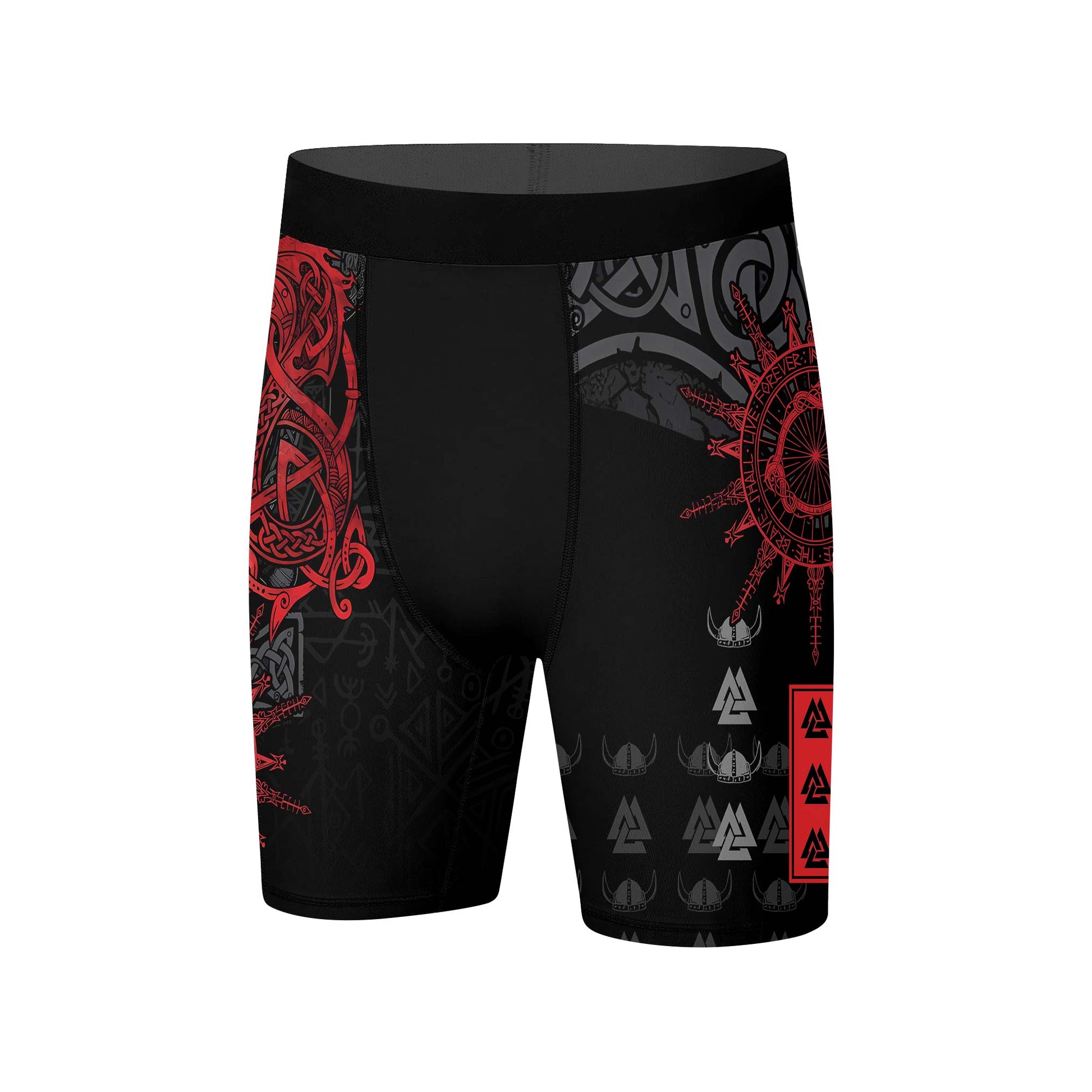 Viking Red Dragon Compression Shorts