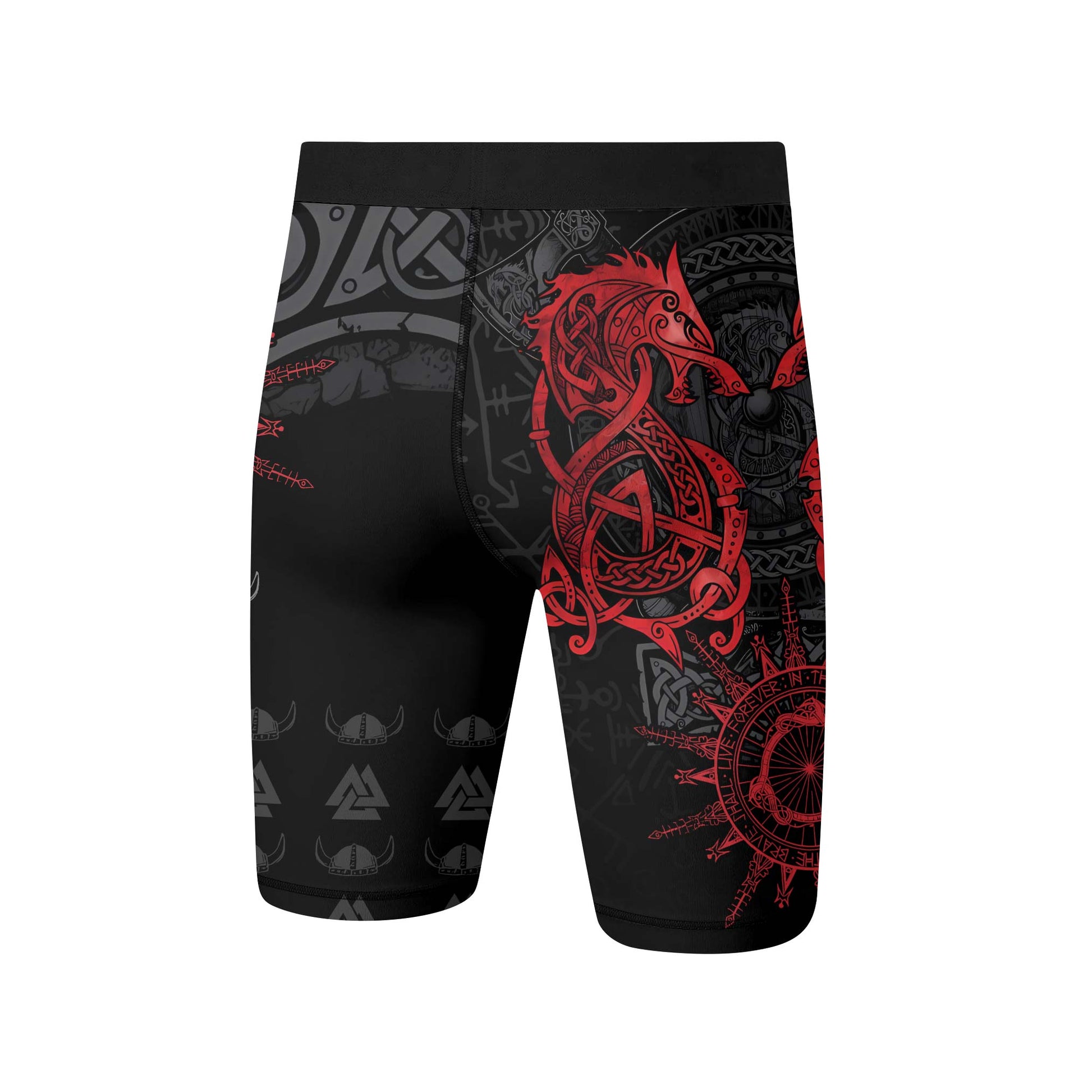 Viking Red Dragon Compression Shorts