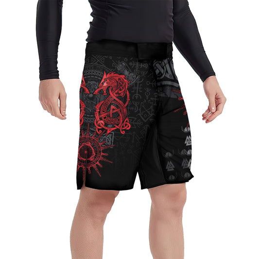 Viking Red Dragon Fight Shorts