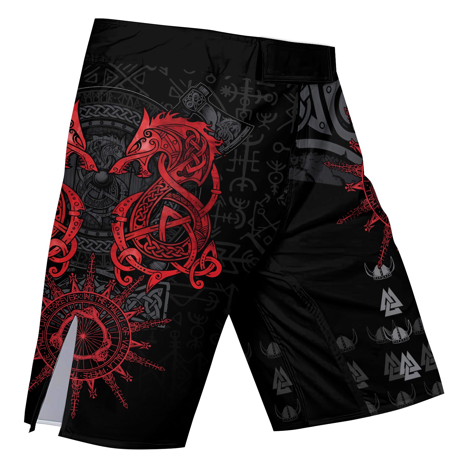 Viking Red Dragon Fight Shorts