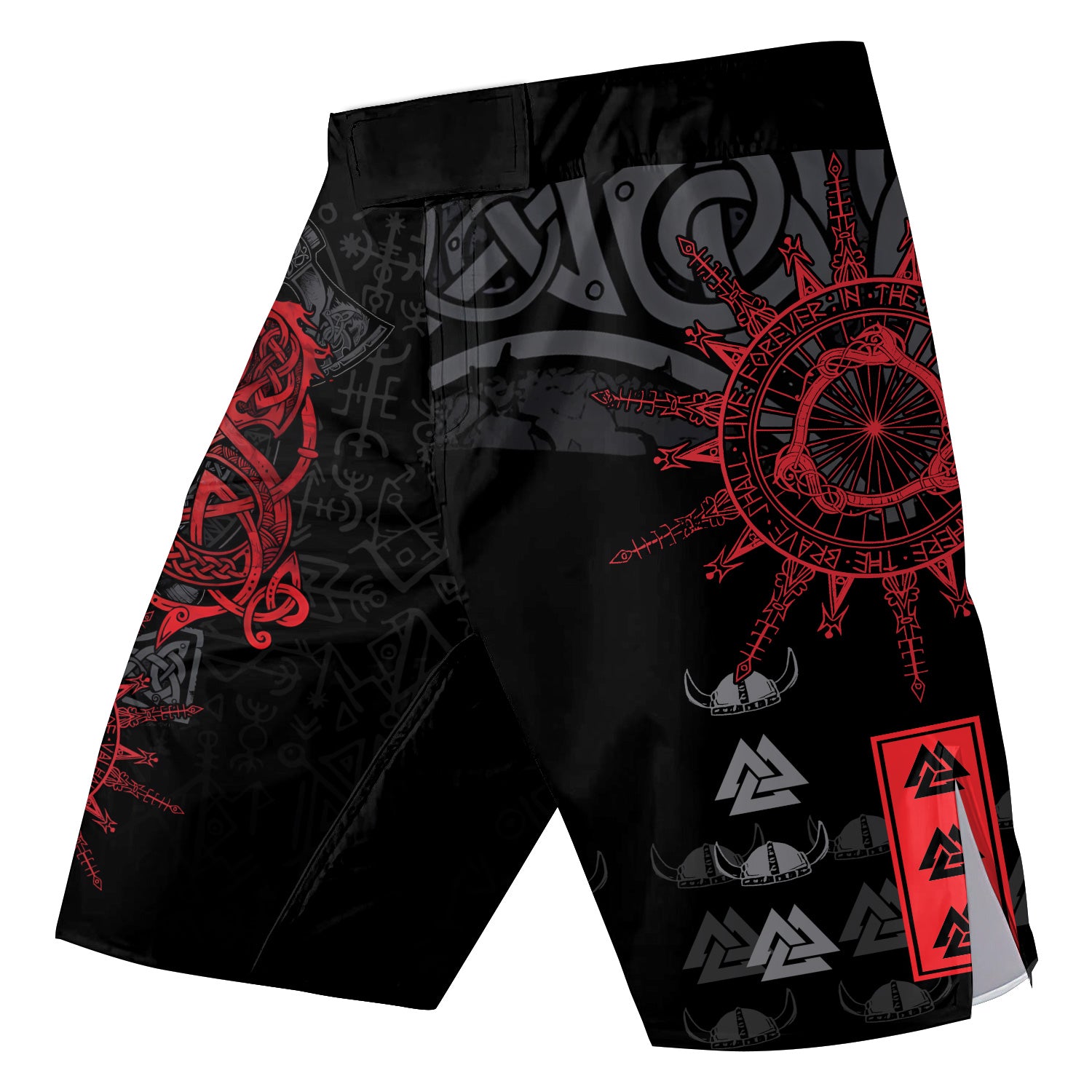 Viking Red Dragon Fight Shorts