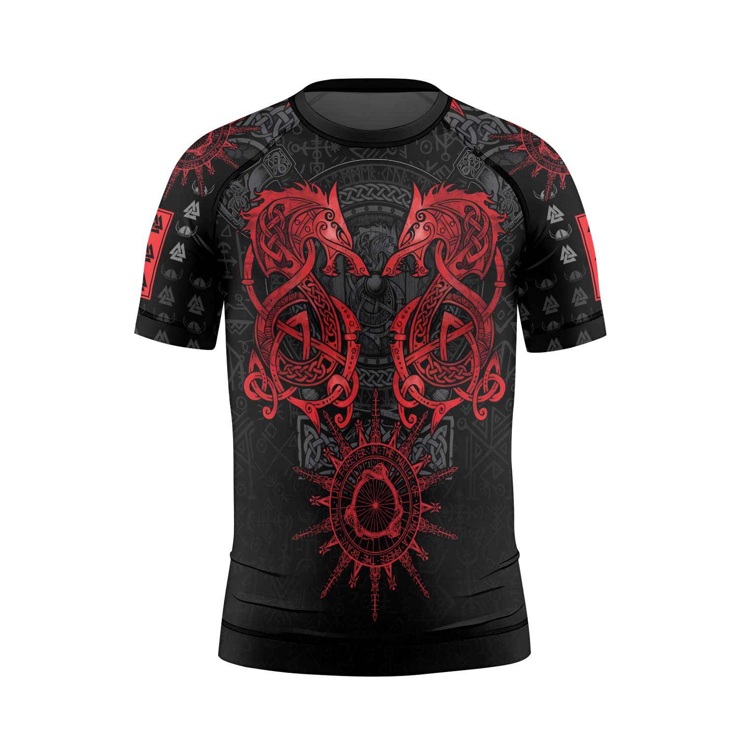 Viking Red Dragon Kids Rash Guard - BattleFitGear