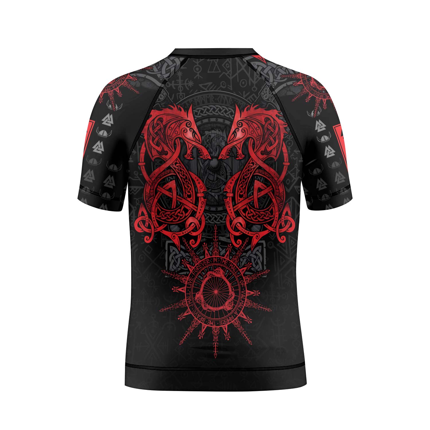 Viking Red Dragon Kids Rash Guard - BattleFitGear
