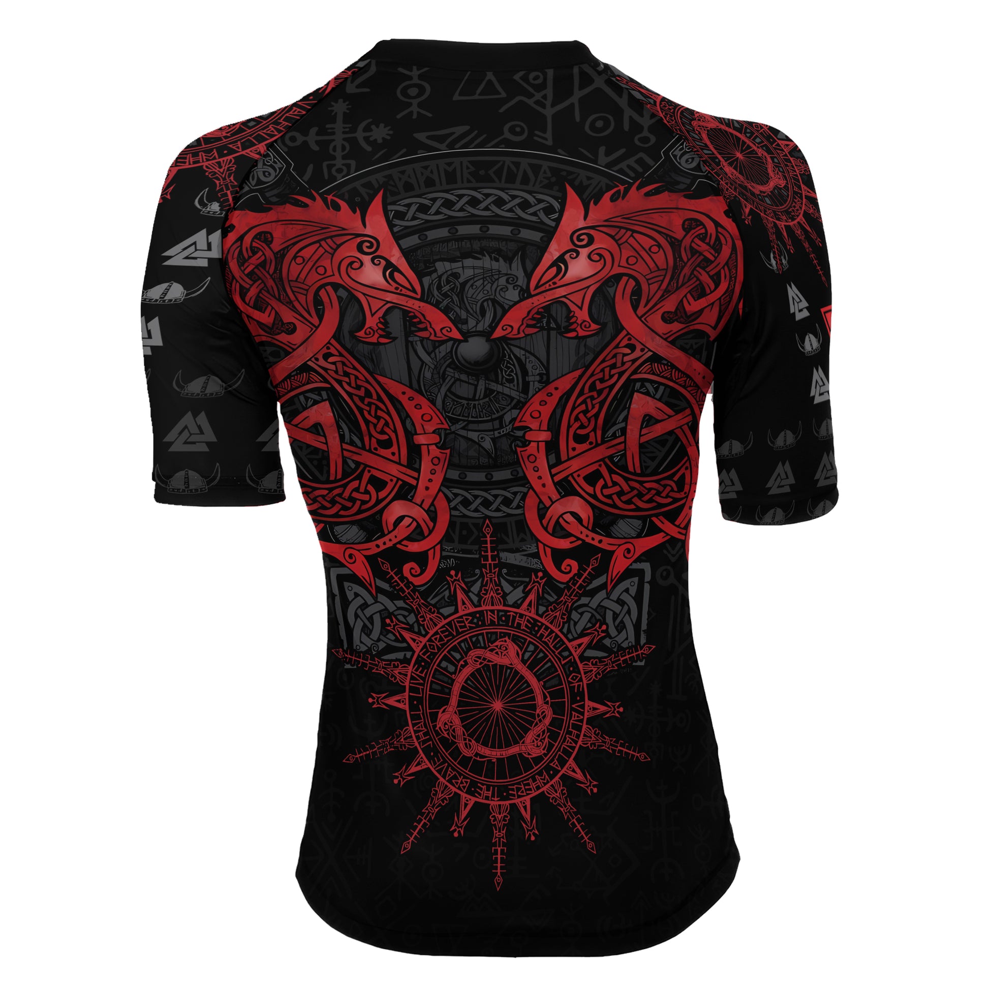 Viking Red Dragon Women's Short Sleeve Rash Guard