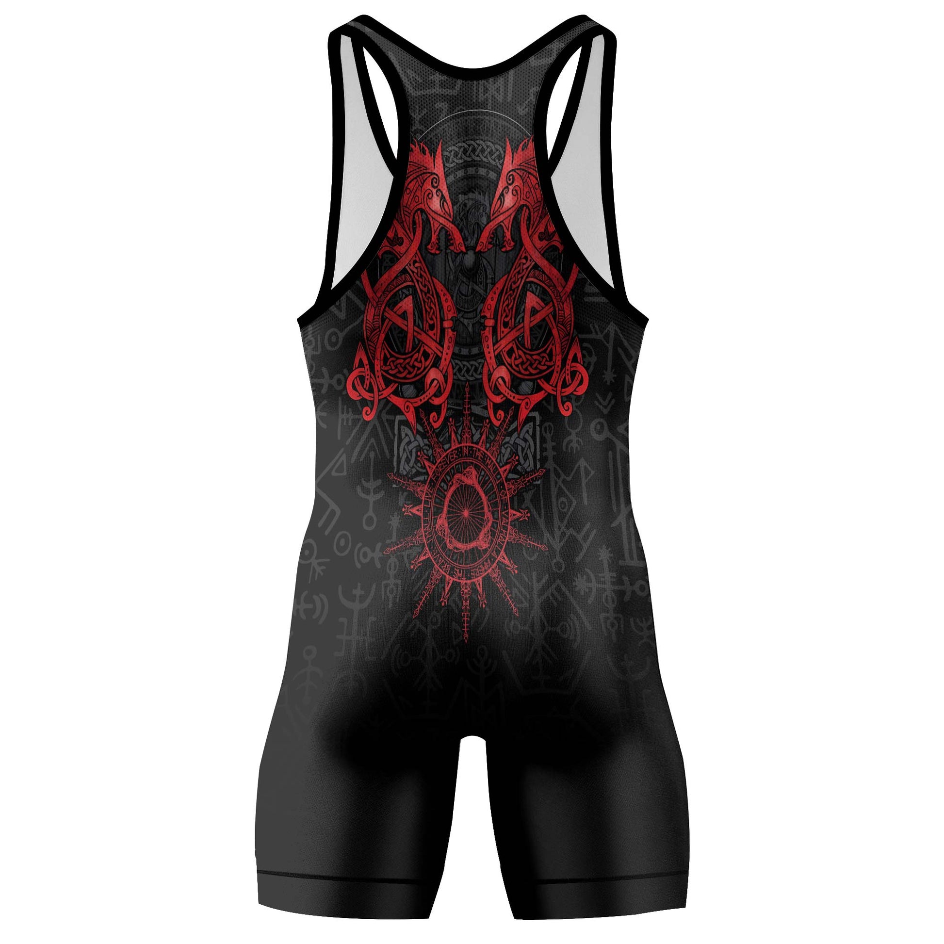 Viking Red Dragon Wrestling Singlets