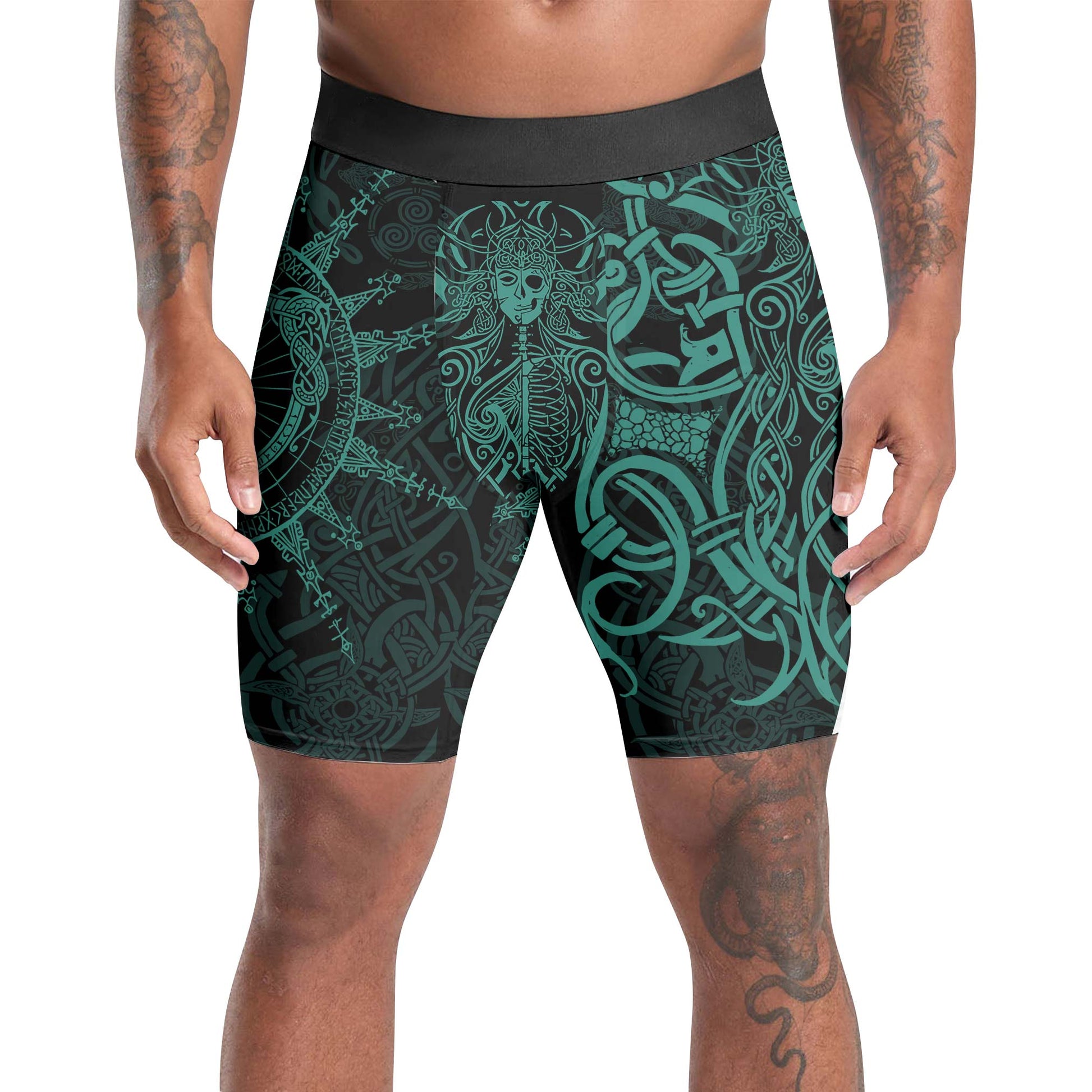 Viking Rune Celtic Compression Shorts