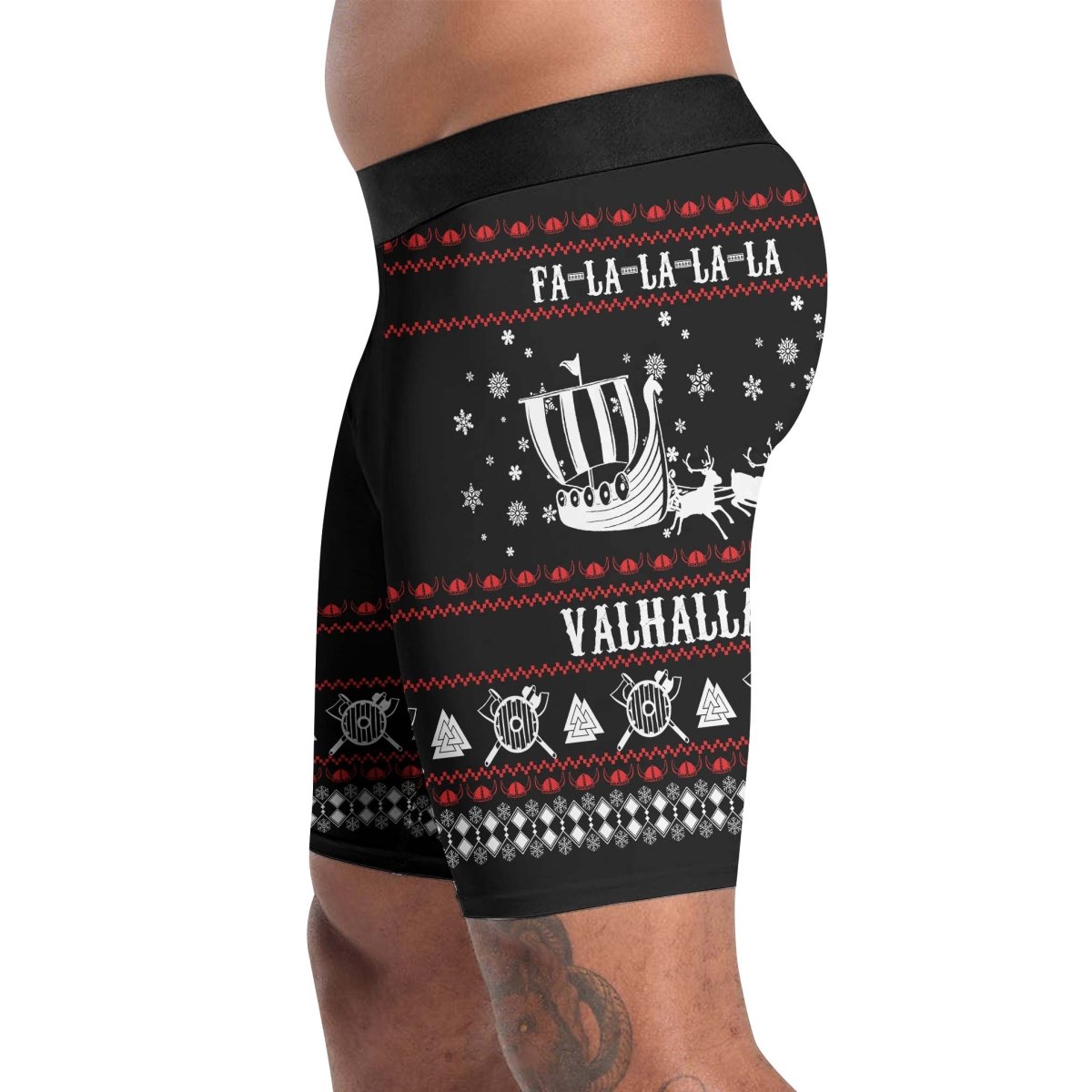 Viking Santa's Sleigh Compression Shorts - BattleFitGear