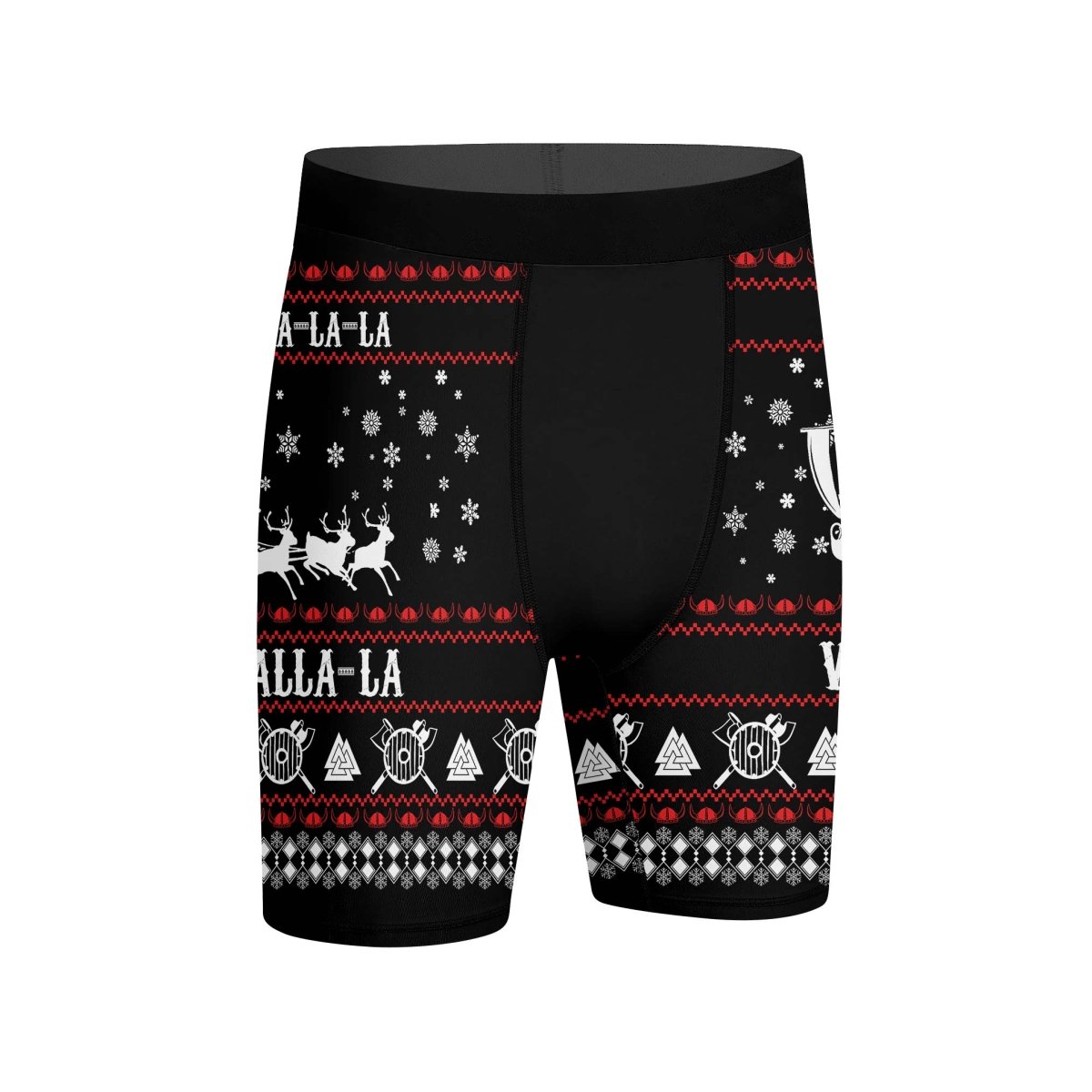 Viking Santa's Sleigh Compression Shorts - BattleFitGear