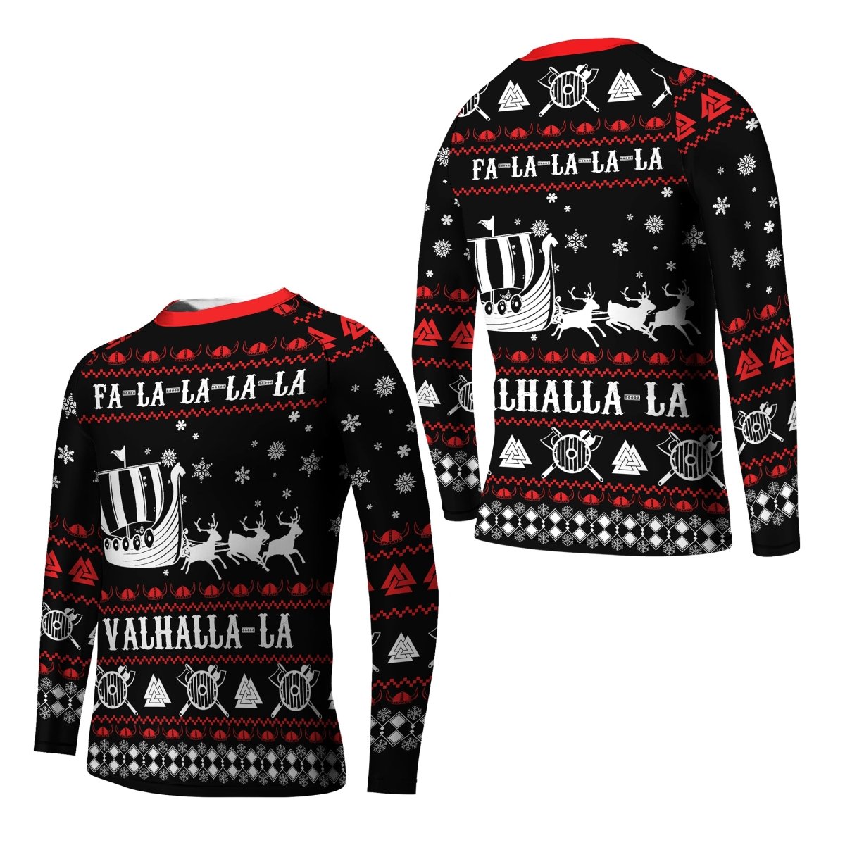Viking Santa's Sleigh Kids Rash Guard - BattleFitGear