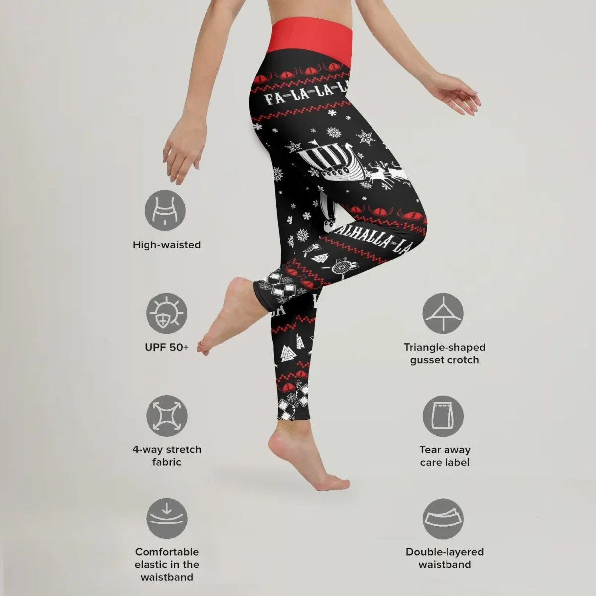 Viking Santa's Sleigh Leggings - BattleFitGear