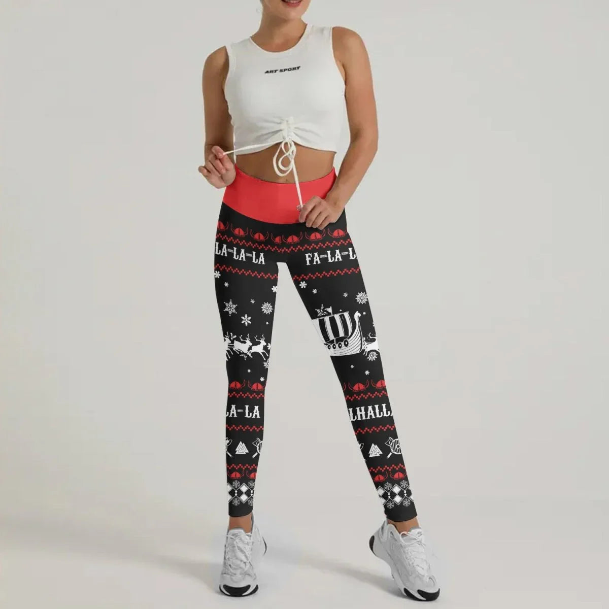 Viking Santa's Sleigh Leggings - BattleFitGear