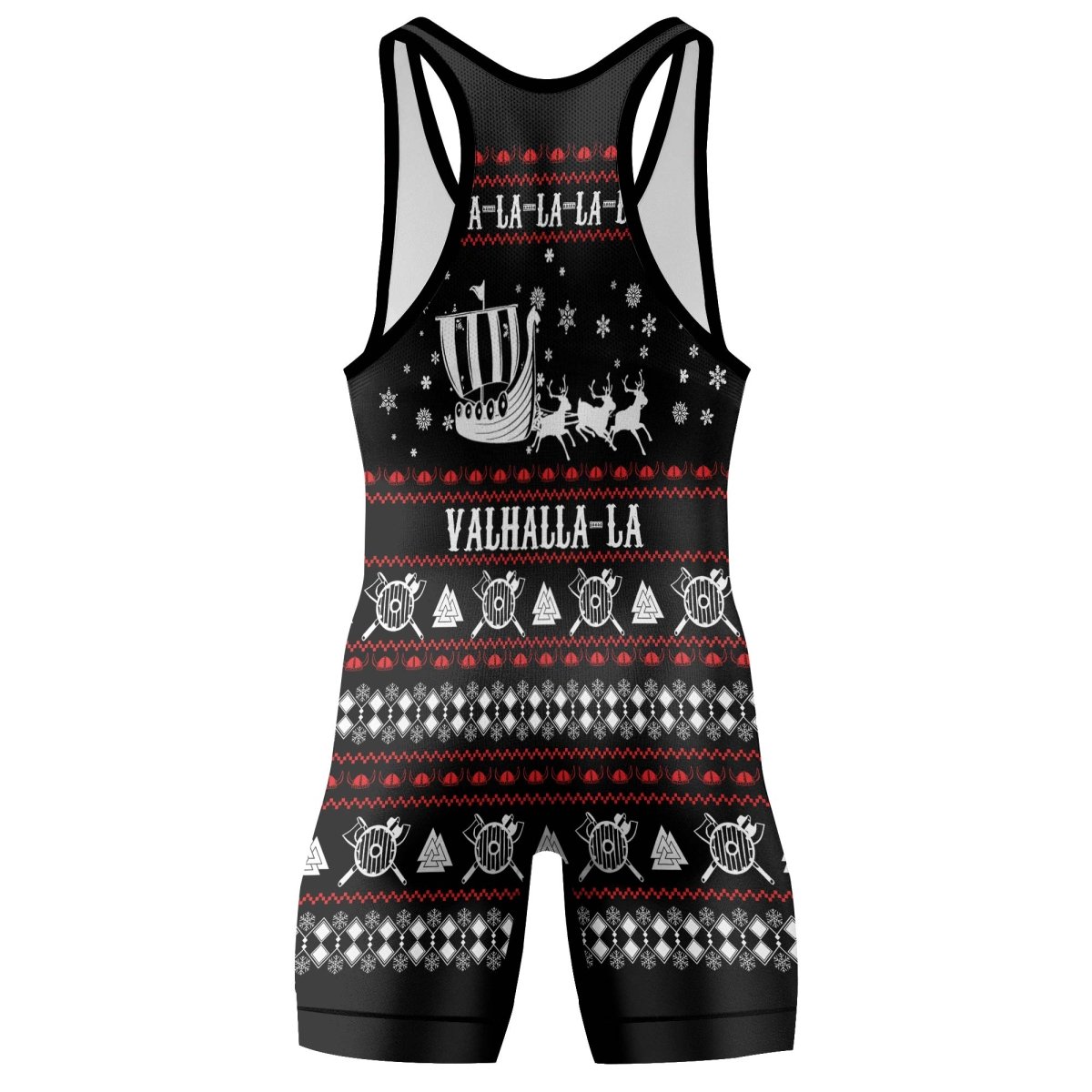 Viking Santa's Sleigh Wrestling Singlets - BattleFitGear