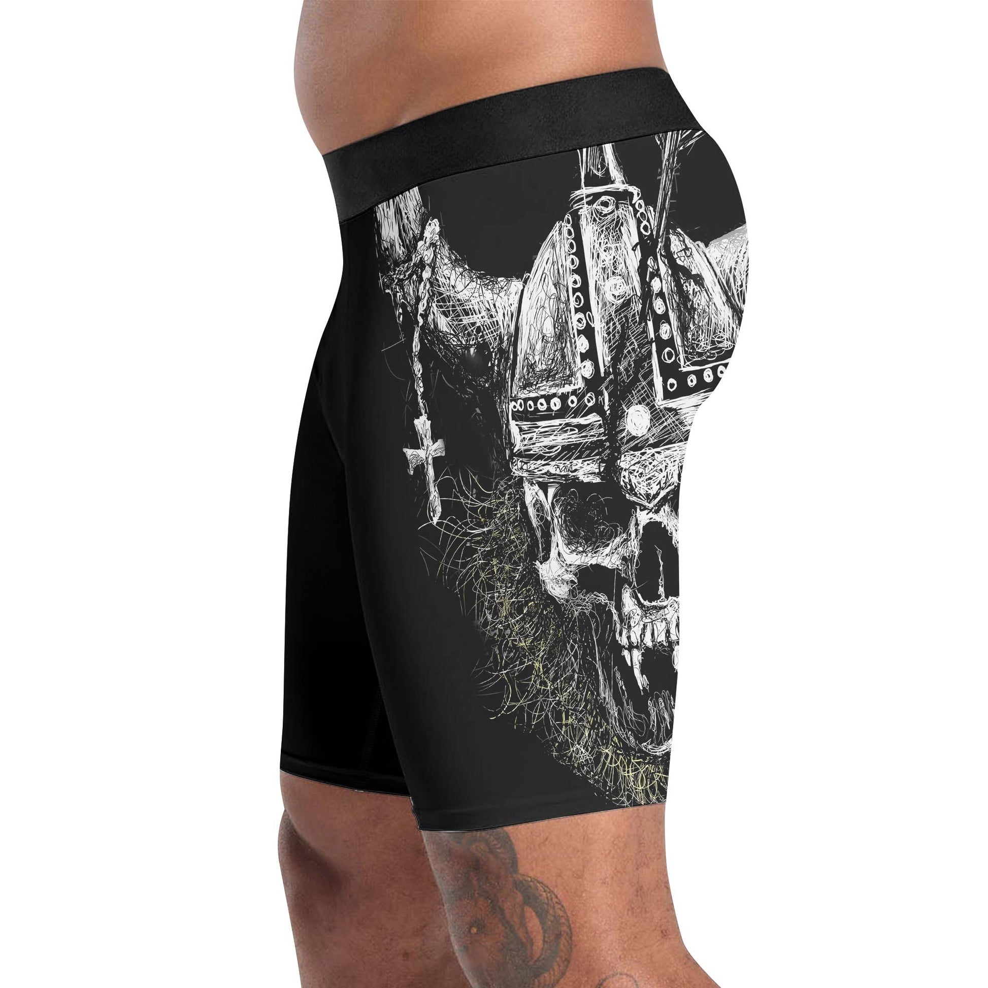 Viking Skull Compression Shorts