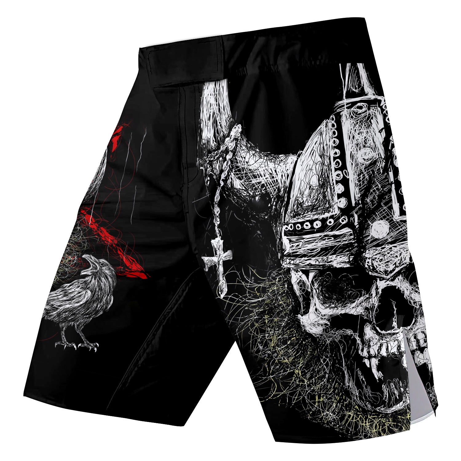 Viking Skull Fight Shorts