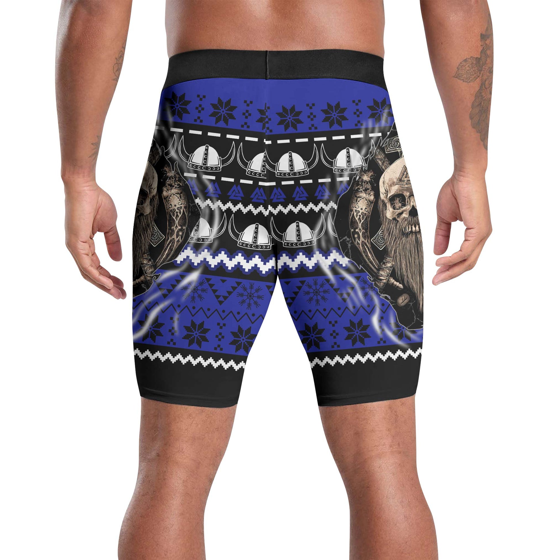Viking Skull Inside Compression Shorts