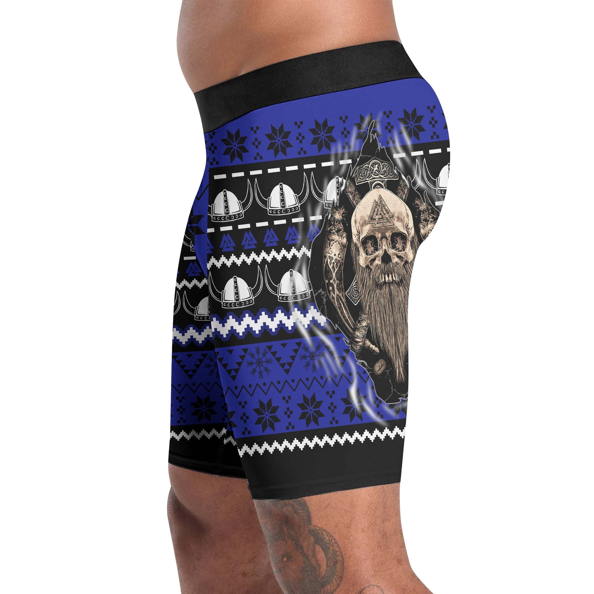 Viking Skull Inside Compression Shorts