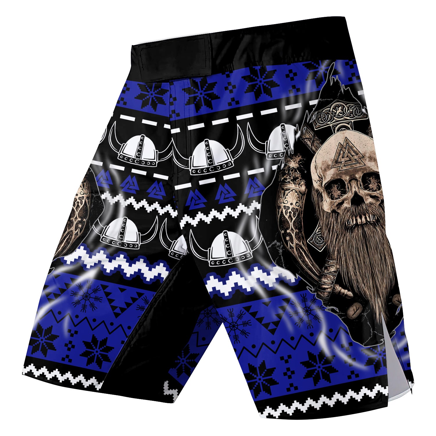 Viking Skull Inside Fight Shorts