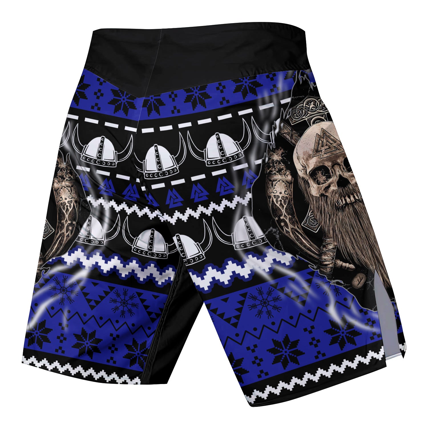 Viking Skull Inside Fight Shorts