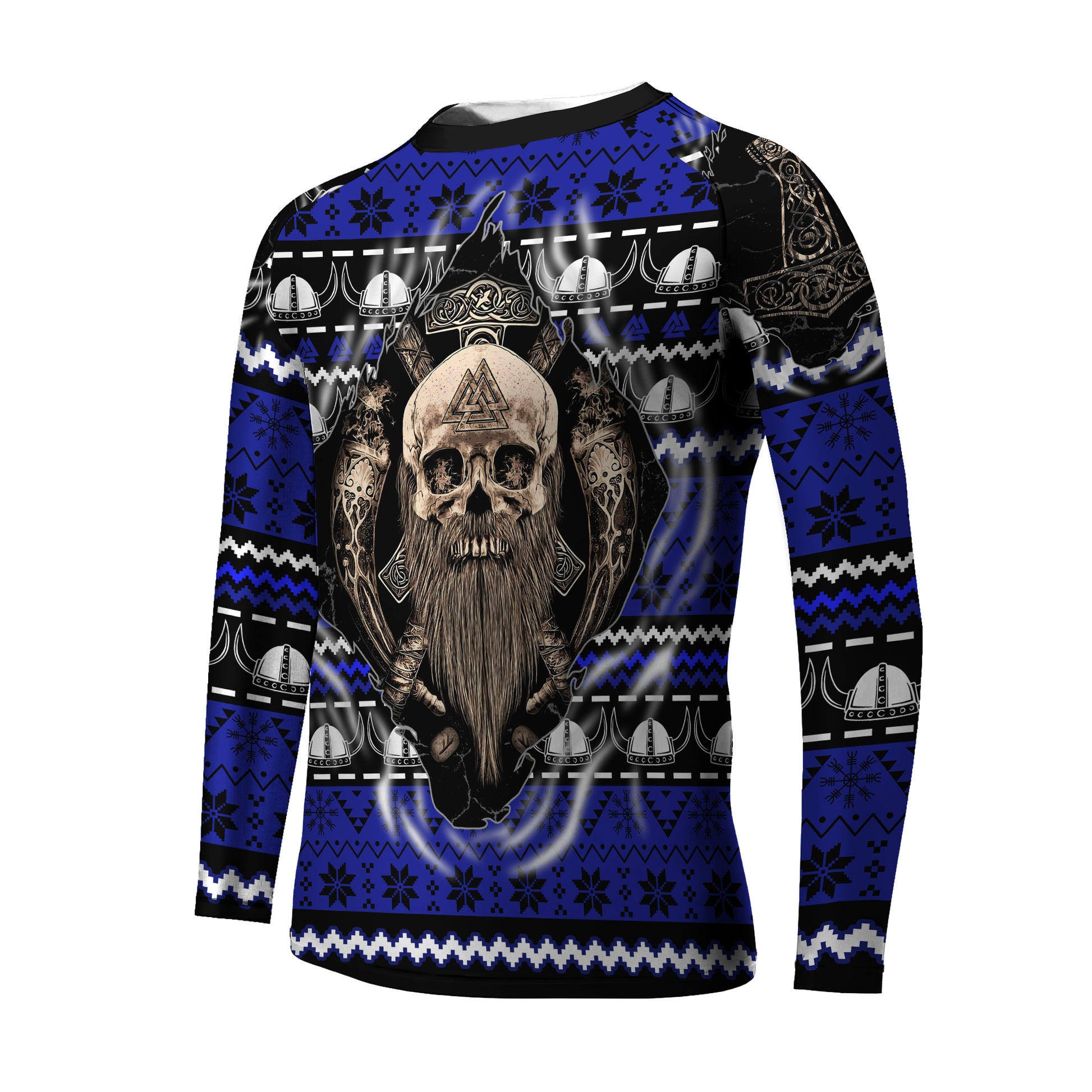 Viking Skull Inside Kids Rash Guard