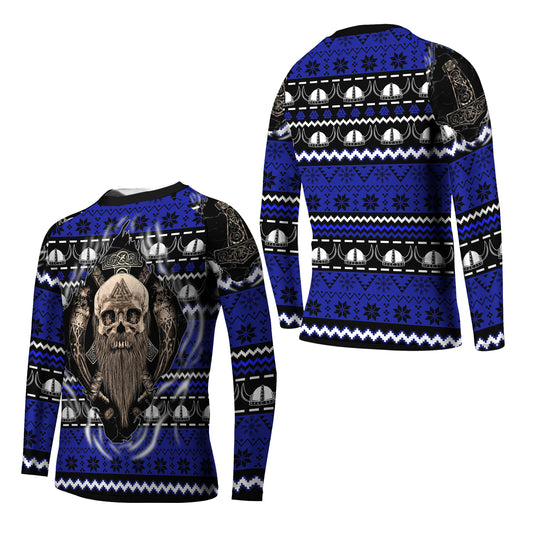 Viking Skull Inside Kids Rash Guard