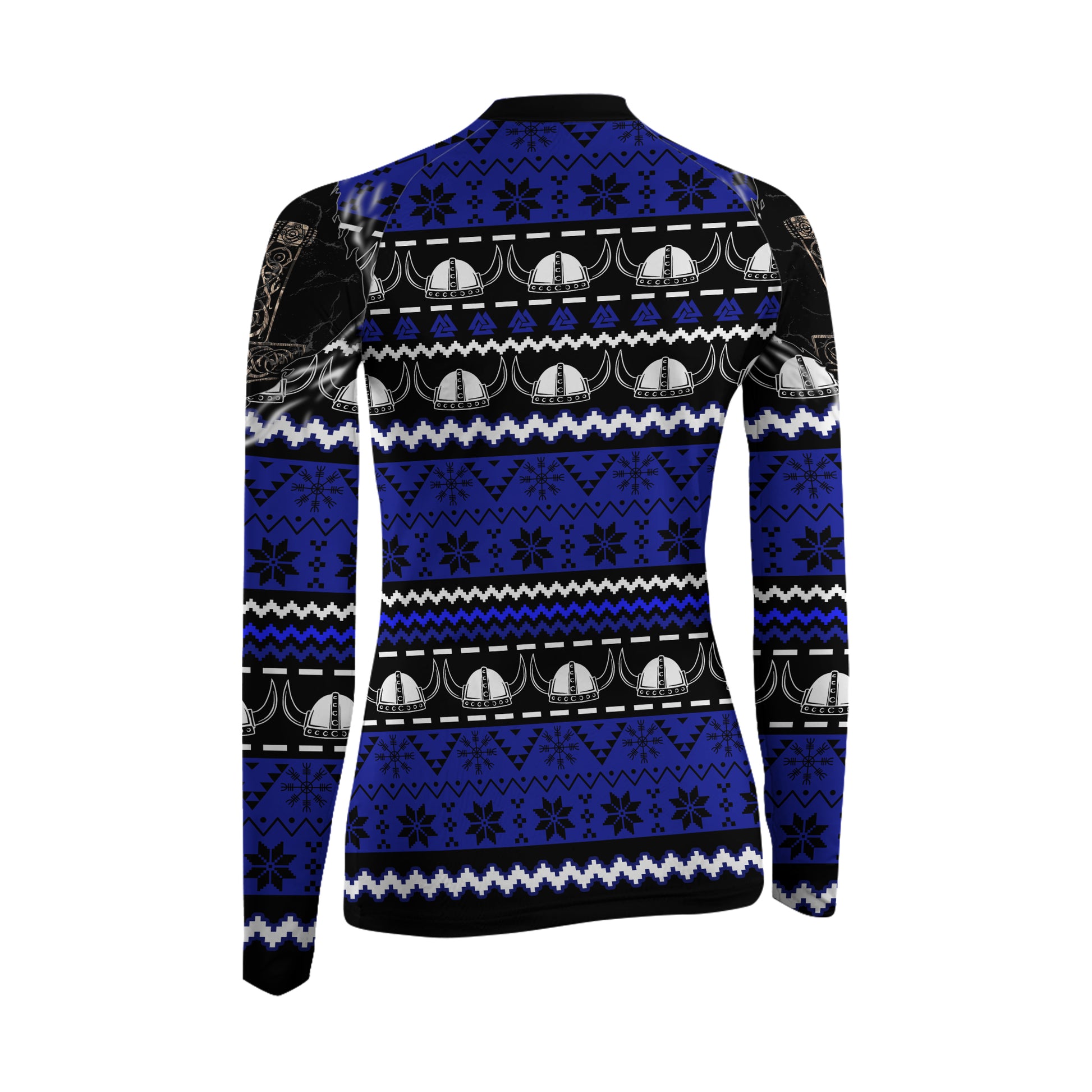 Viking Skull Inside Women's Long Sleeve Rash Guard