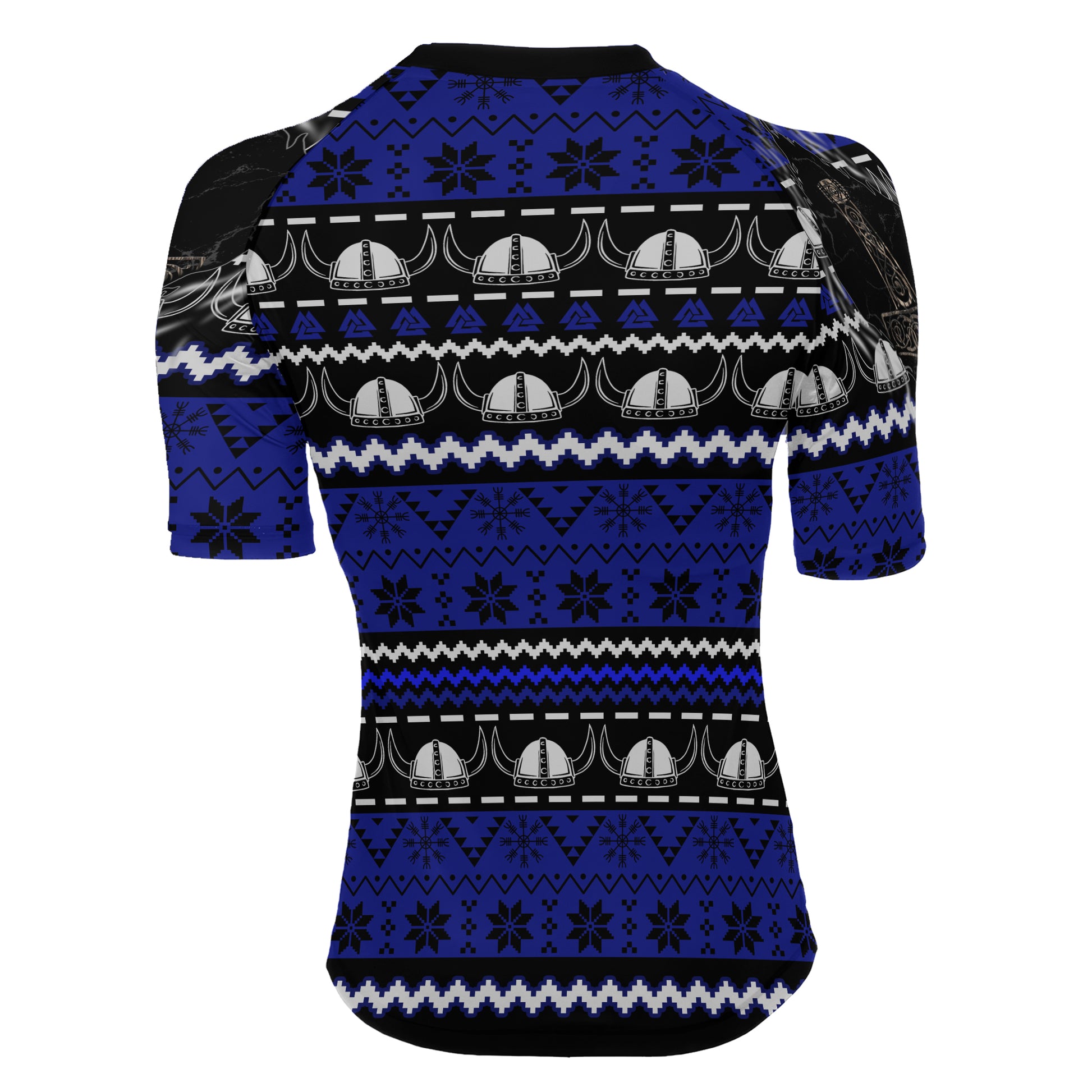 Viking Skull Inside Women's Short Sleeve Rash Guard