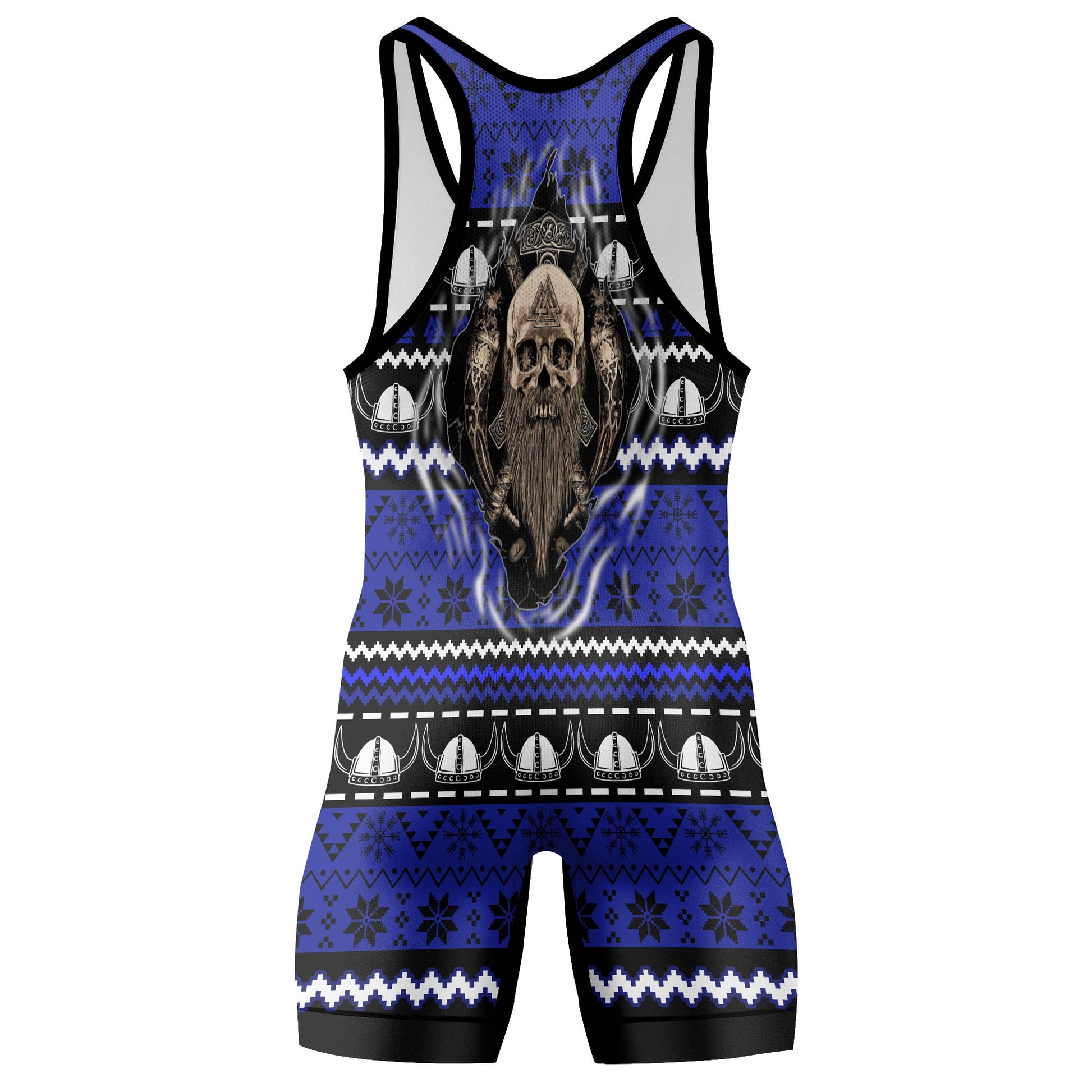 Viking Skull Inside Wrestling Singlets