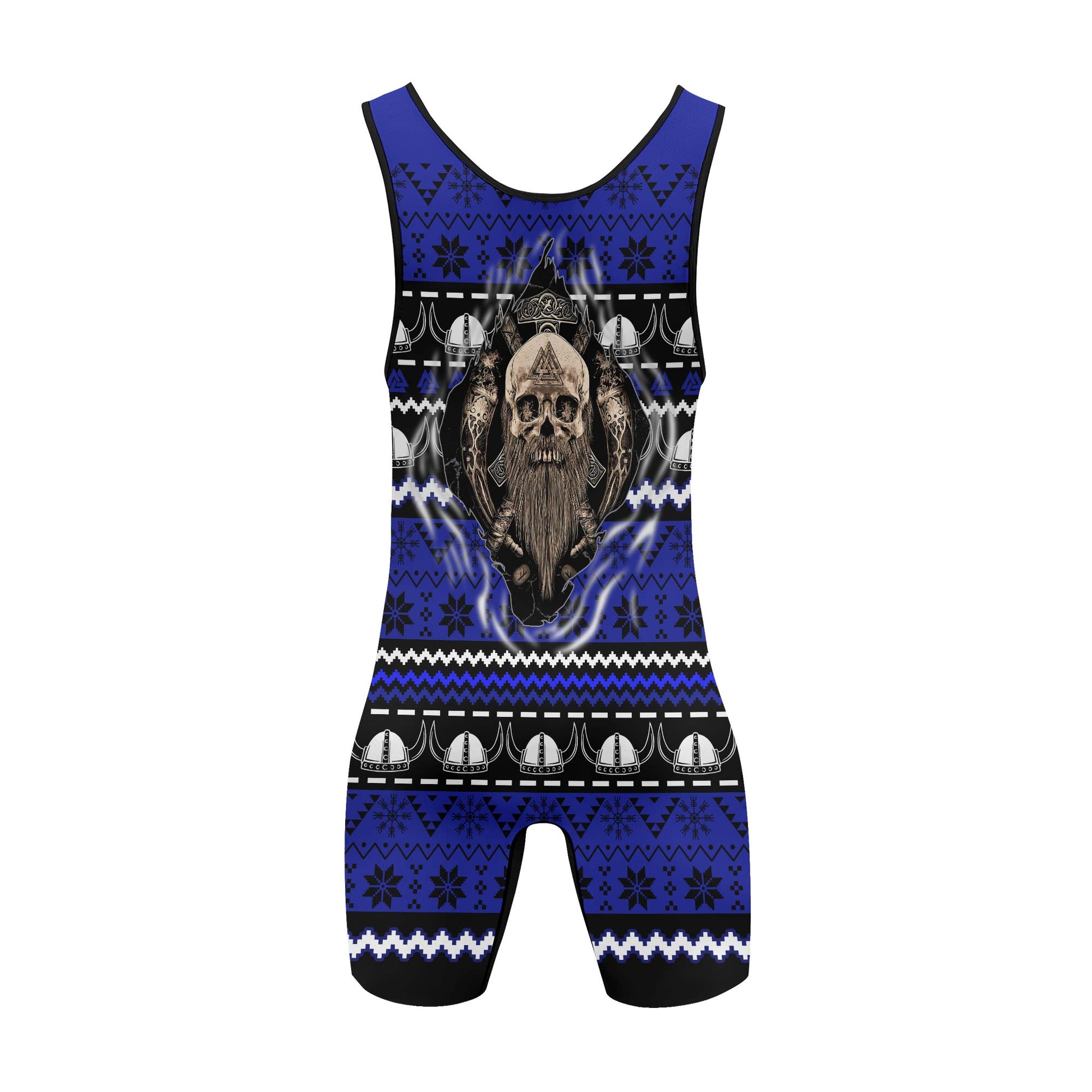 Viking Skull Inside Wrestling Singlets