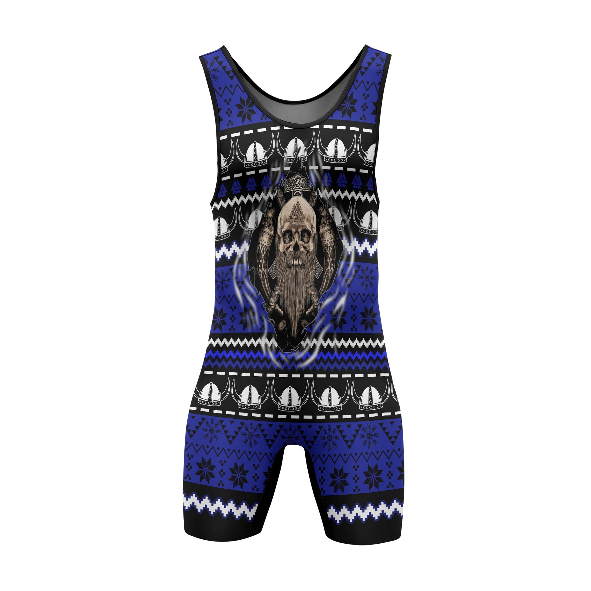 Viking Skull Inside Wrestling Singlets
