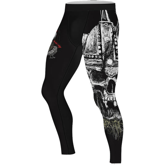 Viking Skull Men's Compression Leggings