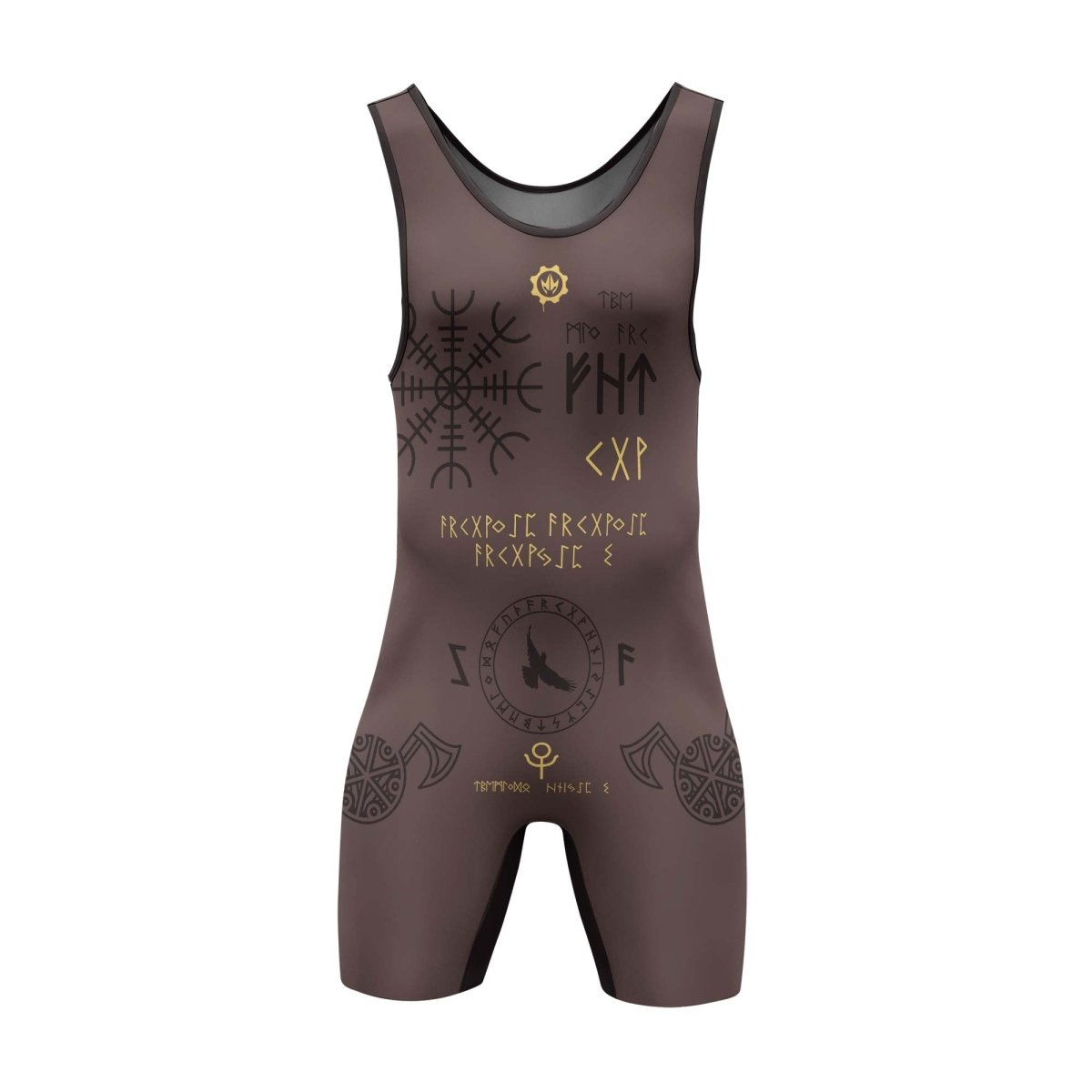 Viking Valhalla Rune Wrestling Singlets - BattleFitGear