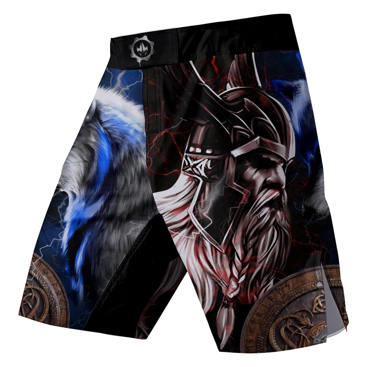 Viking Versus Wolf Fight Shorts - BattleFitGear