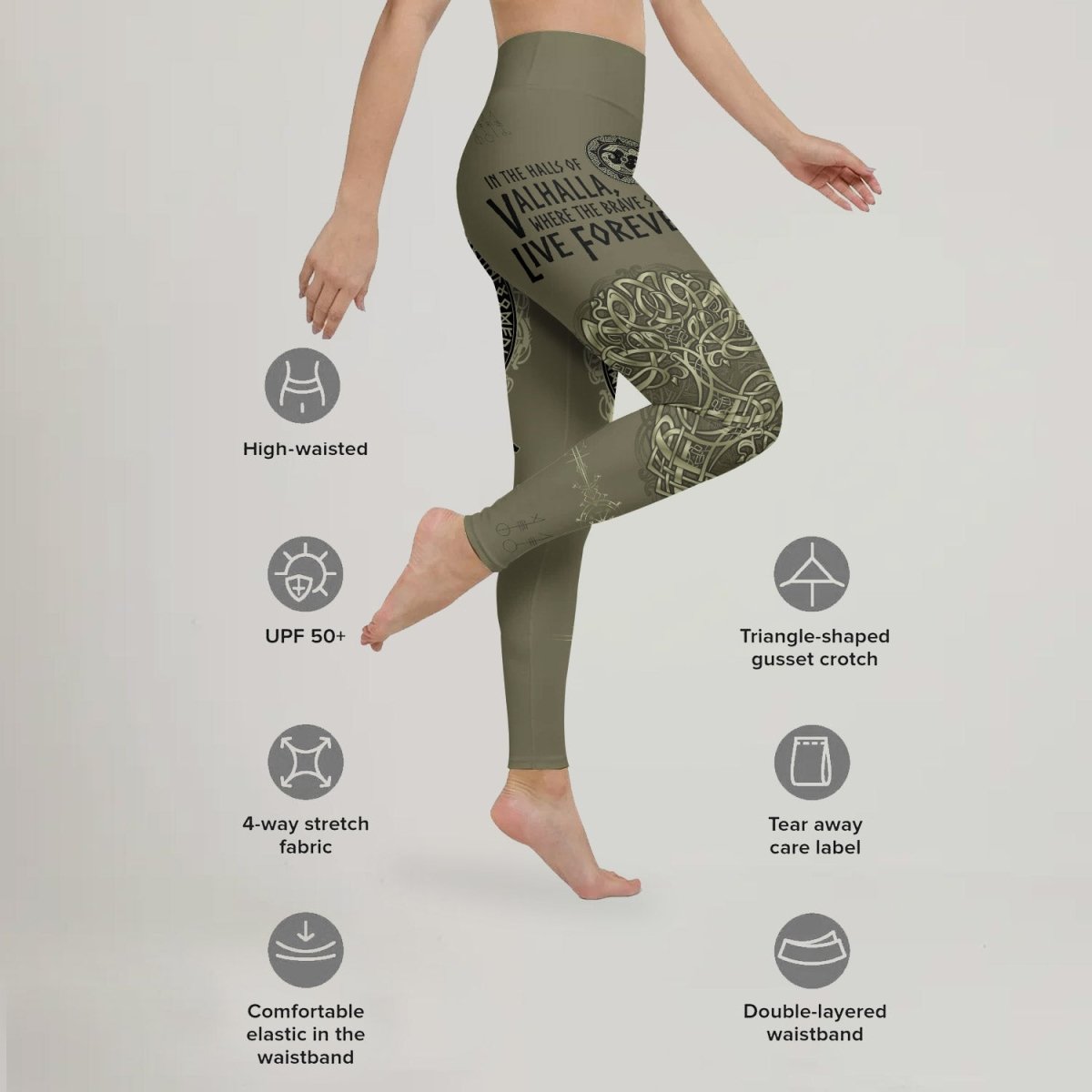 Viking Victory or Valhalla Leggings - BattleFitGear