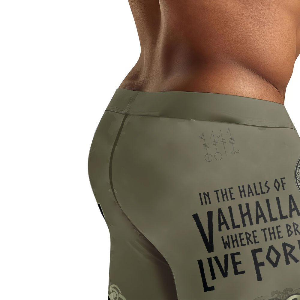 Viking Victory or Valhalla Men's Compression Leggings - BattleFitGear