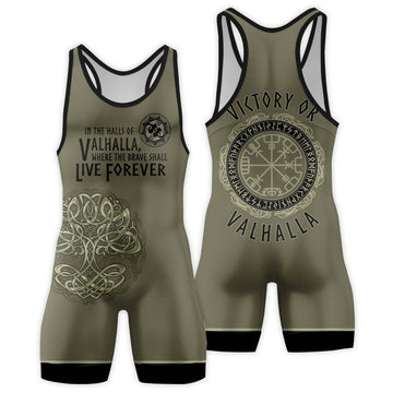 Viking Victory or Valhalla Wrestling Singlets - BattleFitGear