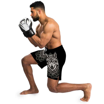 Viking Wolf Medal Fight Shorts