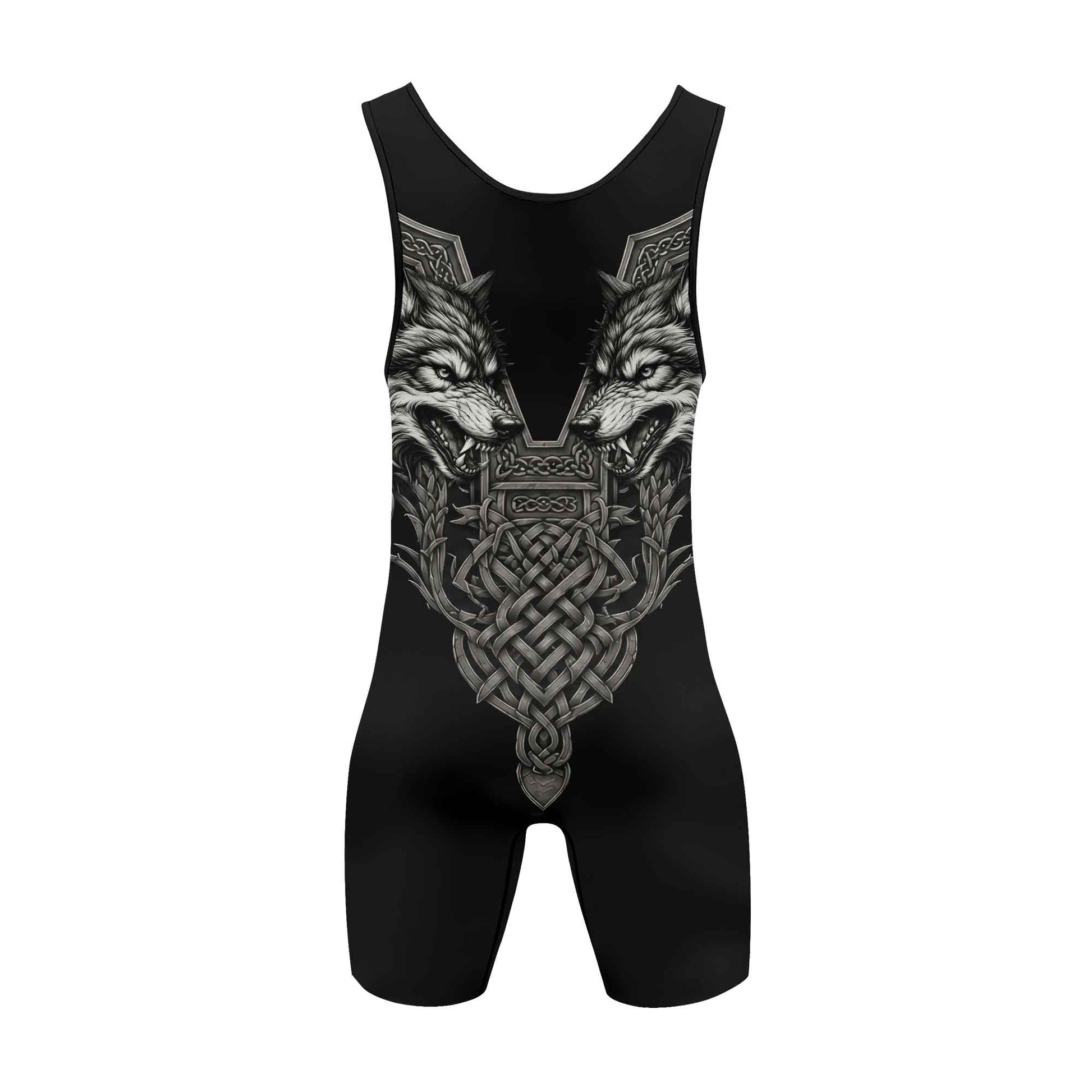 Viking Wolf Medal Wrestling Singlets