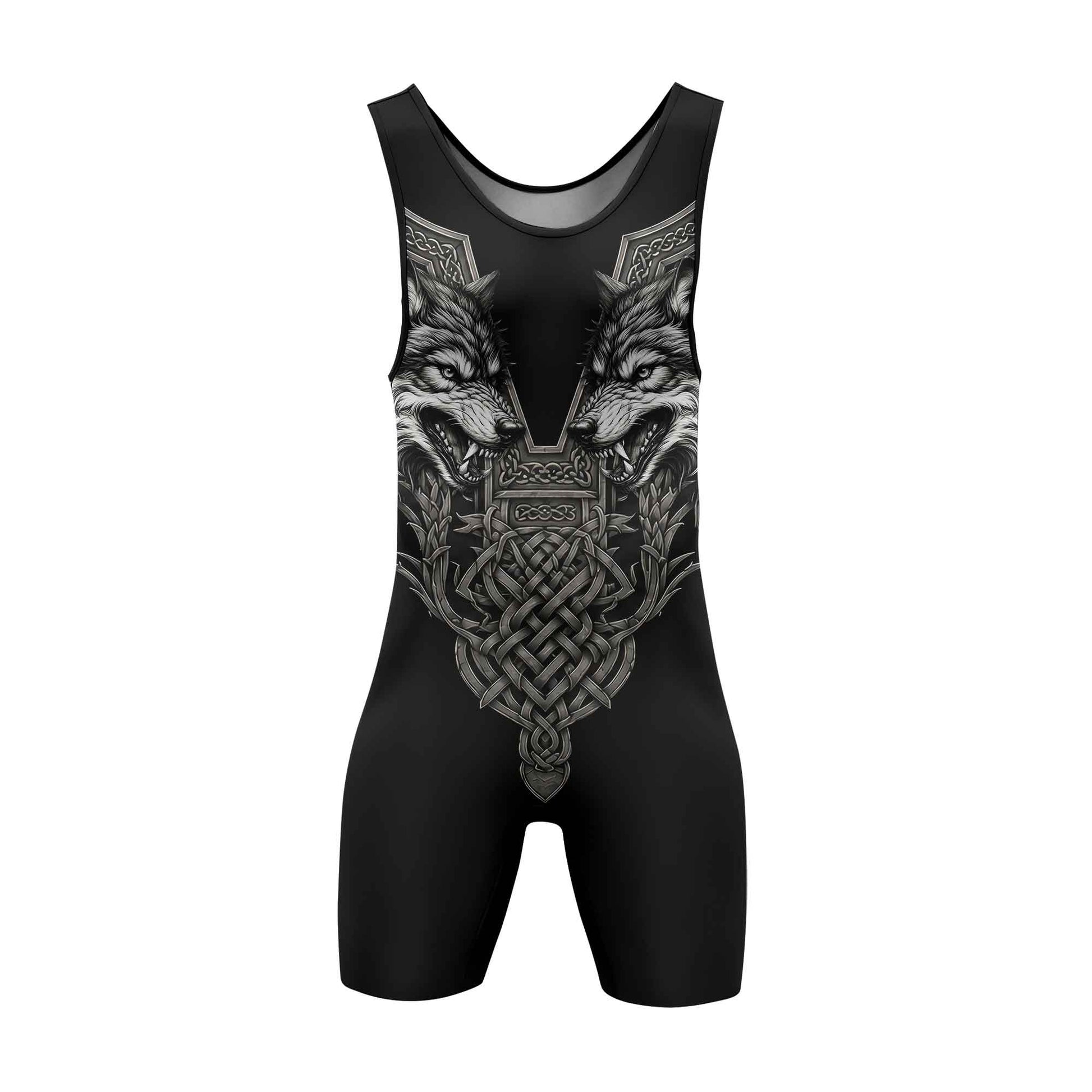 Viking Wolf Medal Wrestling Singlets