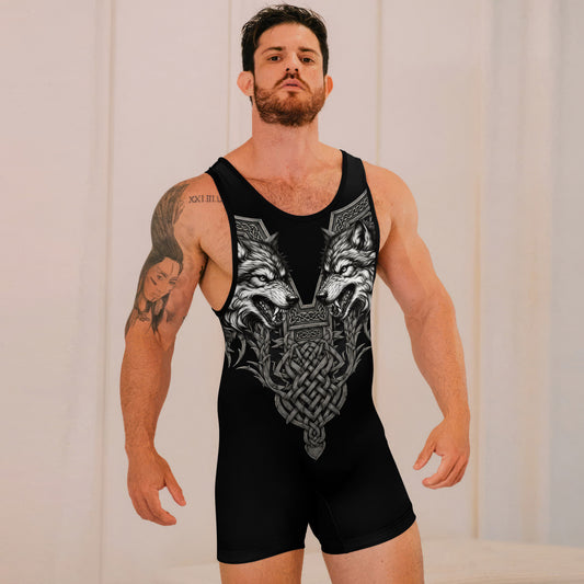 Viking Wolf Medal Wrestling Singlets